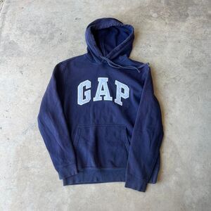 Gap Pullover Hoodie Spellout Sweater Mens size XS